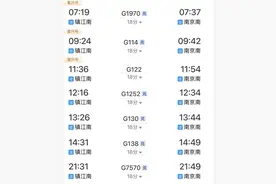 全国铁路四季度调图 江苏各市到南京、上海时间再刷新图片