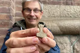 瑞典出土独一无二的“雷神之锤”护身符，可追溯至10世纪图片