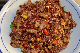 香辣孜然牛肉，我只吃自己做的。爱吃牛肉的一定要试下图片