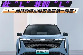 “L”加持 能否让博越重回第一阵营？或与星越L形成合力图片