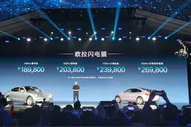 造型复古但科技感十足 欧拉闪电猫上市 售价18.98-26.98万元图片