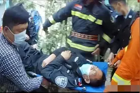 15岁女孩从5楼跳下，特警用身体作“肉垫”接住，腿部三处骨折图片