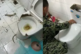 男子怕脏蹲马桶圈上如厕结果踩碎马桶：万幸人没事，给房东赔了个新的视频封面