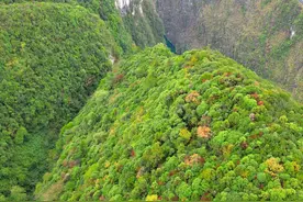 鹤峰：航拍挂壁公路 观赏雕崖奇观图片