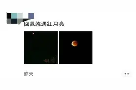 刷爆朋友圈！昨晚的红月亮，你看到了吗？图片