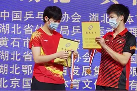 乒乓球全锦赛混双冠军争夺“神仙打架”，巴黎奥运会刘国梁会派哪对组合？图片