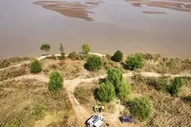 郑州疫情中，黄河滩“荒野求生”的22天图片