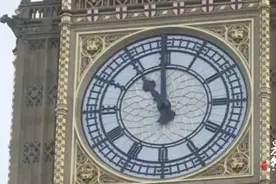 果然视频丨经过5年修缮后，英国大本钟又敲响了图片
