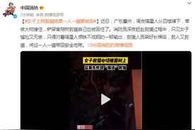 女子上树救猫，结果一人一猫都被困图片