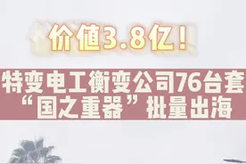 价值3.8亿！特变电工衡变公司76台套“国之重器”批量出海图片