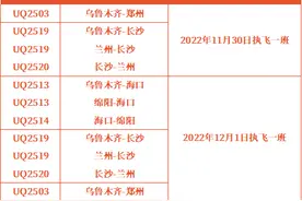 乌鲁木齐航空将于11月30日起恢复多条疆内疆外航线图片