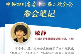 全会参会笔记丨四川省卫生健康委党组书记、主任敬静：让健康成为新时代幸福生活的鲜明底色图片