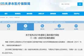 天津职工医保门（急）诊起付标准拟调整图片