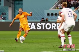 荷兰3：1战胜美国 率先晋级世界杯八强图片