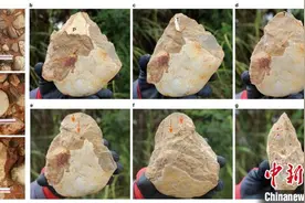 中国南方80万年前古人如何打制手斧？实验考古揭示具较强设计性图片