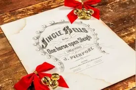 经典圣诞歌曲《铃儿响叮当》原版乐谱以19000英镑售出图片