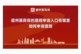 德州惠民保如何申请理赔图片