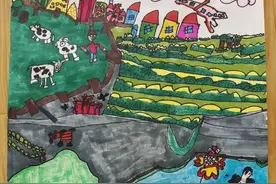 一支彩笔画乡村！大姚这群小朋友的画获奖啦~图片