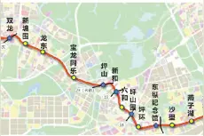 深圳地铁16号线开通初期运营图片