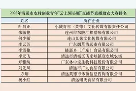 清远十大网红青年“领头雁”直播助农能手出炉，有你认识的吗？图片