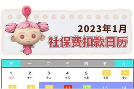2023年1月社会保险费征缴时间安排看这里图片