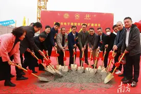 东莞市电子商贸学校改扩建项目封顶，预计9月投入使用图片