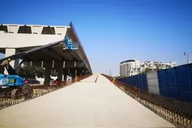 三座跨线桥让车畅其流，杨高南路改建工程有新进展图片