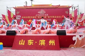 赶“年货大集” 享“文化盛宴” 滨州市暨滨城区“黄河大集”春节季启动图片