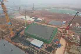 新春走基层丨眉山天府学校（清华附中筹）项目建设快速推进图片