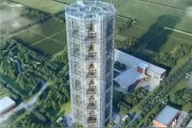 湖南首个微风发电项目在汨罗开建图片