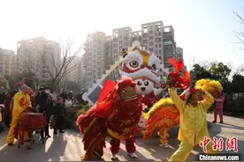 安徽肥西：非遗舞狮迎新春图片