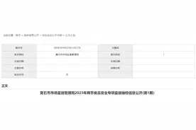 湖北省黄石市市场监管局抽检糖果制品4批次   全部合格图片