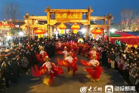 张灯结彩过大年！2023年牛楼小镇新春大庙会即将开幕图片