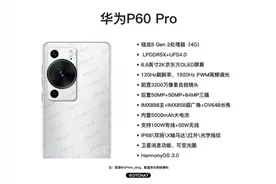华为下一代旗舰P60 Pro参数泄露 内置骁龙8 Gen2芯片但只支持LTE图片
