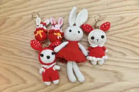 巧手钩织好运！看她织的“兔子一家”｜爱申活暖心春图片