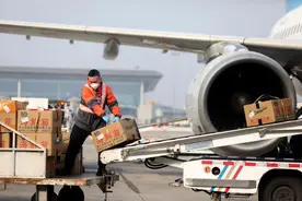 新春走基层｜机场装卸工：每天搬运10吨货物弯腰上千次图片