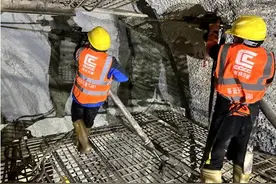 巫云开高速公路项目打好新年“第一钻”图片