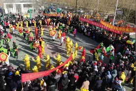 商河鼓子秧歌扭起来啦！欢天喜地过幸福年图片