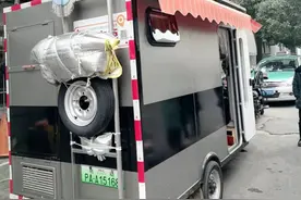 “退休后看了20年电视，很没意思！”山东老夫妻80岁开电动三轮房车环游中国图片