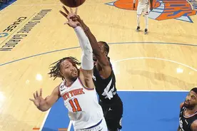 拼尽全力！杰伦-布伦森全场空砍41分5篮板7助攻图片