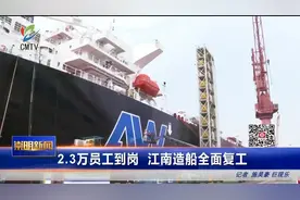 2.3万员工到岗 江南造船全面复工视频封面