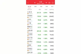 一则“禁酒令”扰动白酒板块，白酒股集体杀跌，五粮液一度跌超6%图片