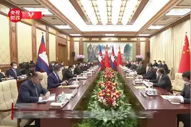 独家视频丨习近平会见柬埔寨首相洪森：这是老朋友的“三年之约”图片