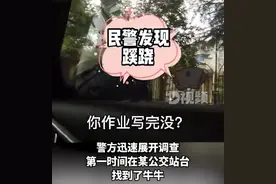 小学生周末没写作业，周一谎称被“绑架”，民警：进行教育后将其送回图片