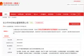 湖南中欣集团旗下长沙市中欣物业管理有限公司“擅自拆除消防设施”被罚图片