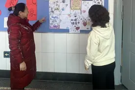 山东省济南第三十四中学开展“关爱心灵阳光成长”手绘心理漫画作品展图片