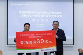 专项授信30亿元！张店农商银行再签战略合作图片