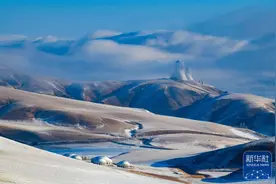 内蒙古霍林郭勒：草原雪景美如画图片