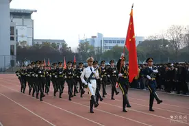 武汉体育学院举行春季开学升旗仪式图片