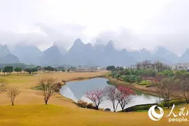 广西桂林：在桂海晴岚，无论从哪里拍都是一幅山水画图片